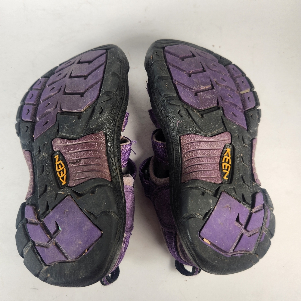 KEEN Kids Sandal Size 12 Purple Fisherman Outdoor Cap Toe Washable Shoes - Picture 4 of 12